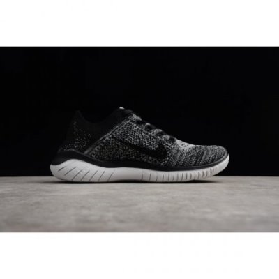 Nike Erkek Free Rn Flyknit Beyaz / Siyah Koşu Ayakkabısı Türkiye - ABK6181F